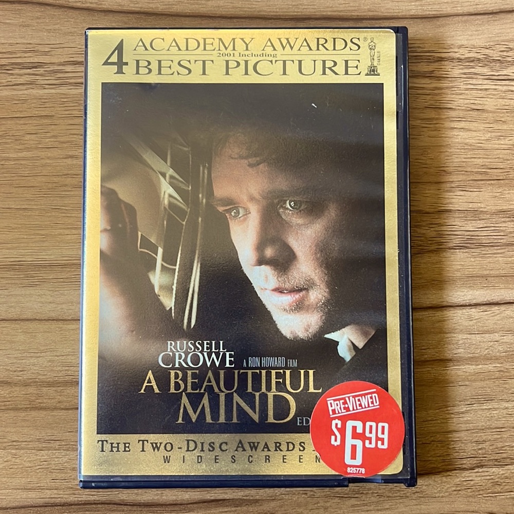 📀3/$20📀 A Beautiful Mind DVD